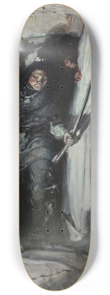 Frank Earle Schoonover - Return of the Ancient Otter 8.25 inch art skate deck