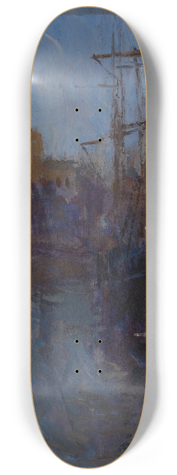 Frank Edwin Scott - Porte de Cherbourg 8.25 inch art skate deck