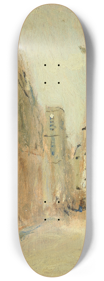 Frank Edwin Scott - Rue San Jacques, Paris 8.25 inch art skate deck