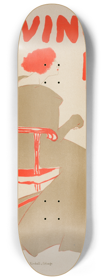 Frank Hazenplug - Living Posters 8.25 inch art skate deck