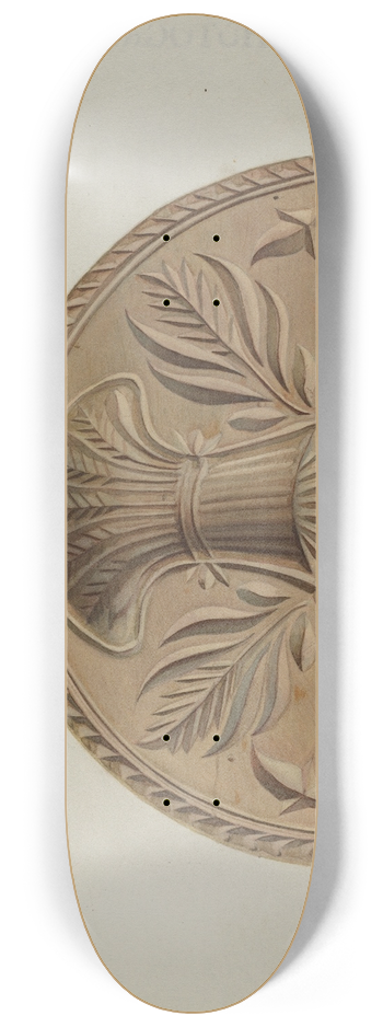 Franklyn Syres - Pa. German Butter Mold 8.25 inch art skate deck