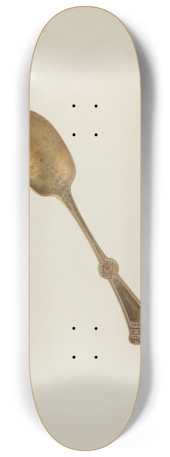 Frank M. Keane - Dessert Spoon 8.25 inch art skate deck