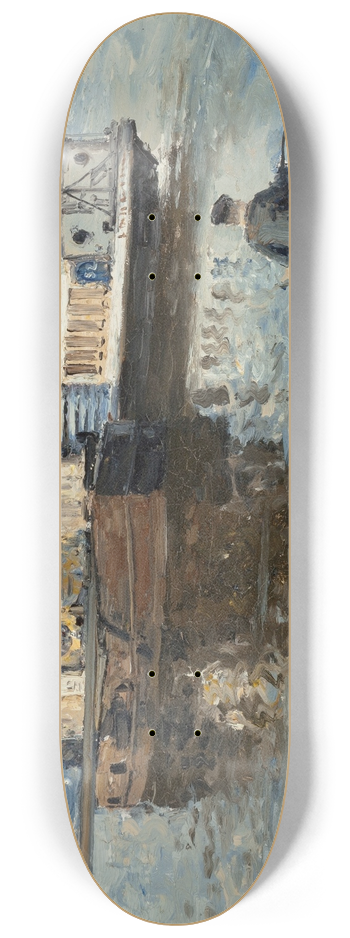 Frank Myers Boggs - Lembarcadere sur la Seine 8.25 inch art skate deck