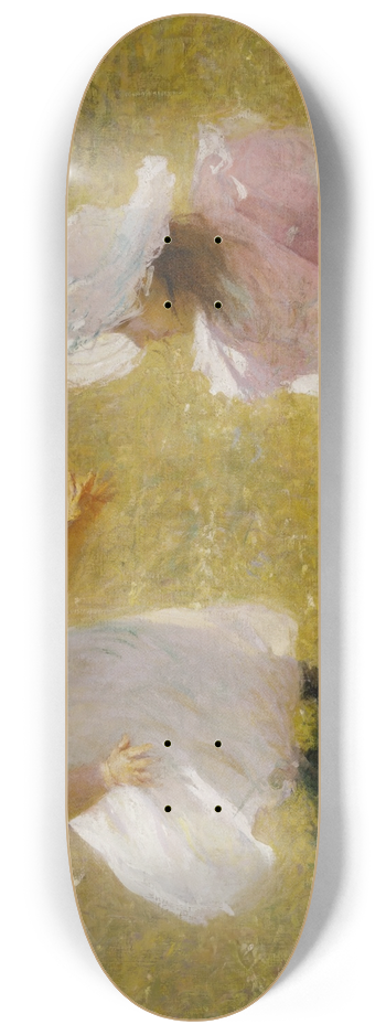 Frank Weston Benson  - The sisters 8.25 inch art skate deck