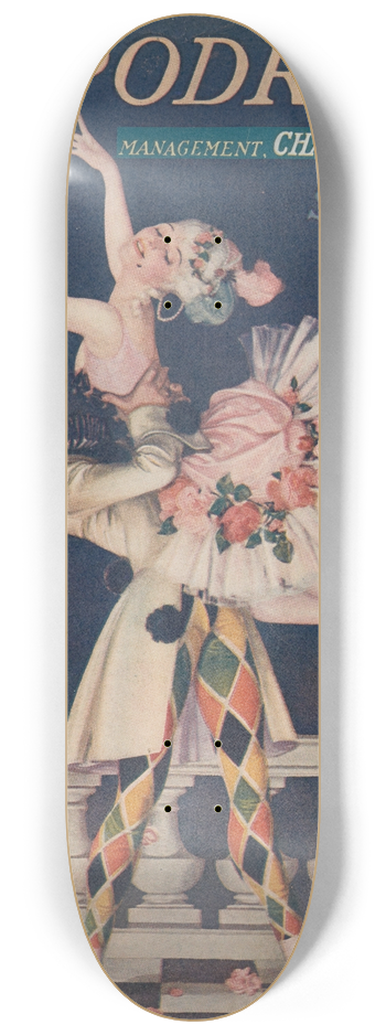 Frank Xavier Leyendecker - Hippodrome souvenir program for Happy Days 8.25 inch art skate deck