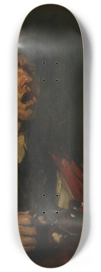 Friedrich Fehr - Der Trinker 8.25 inch art skate deck