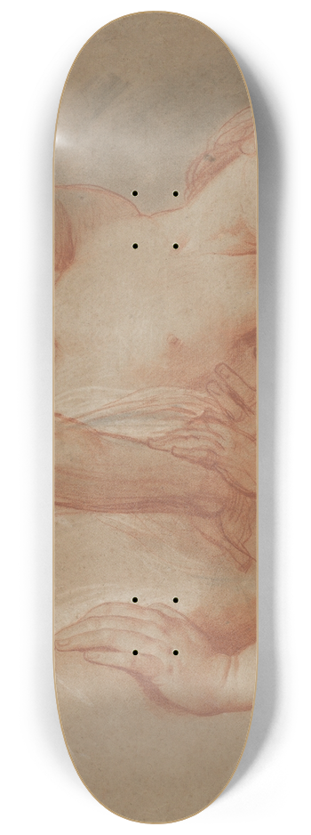 Franois-Andr Vincent - Study for Boreas Abducting Oreithyia 8.25 inch art skate deck