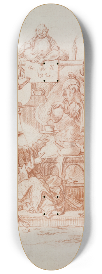 Franois Boucher - Fire 8.25 inch art skate deck