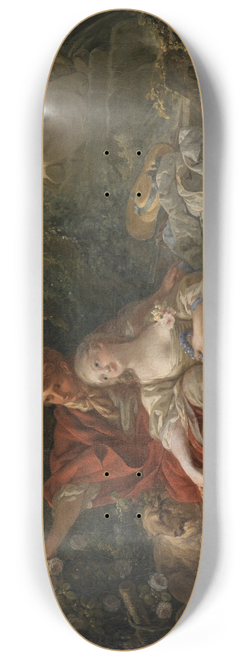 Franois Boucher - Shepherd and shepherdess 8.25 inch art skate deck