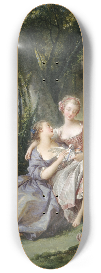 Franois Boucher - The Love Letter 8.25 inch art skate deck