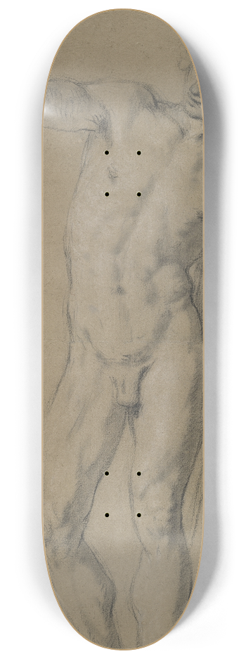 Franois Lemoyne - Saint John the Baptist 8.25 inch art skate deck