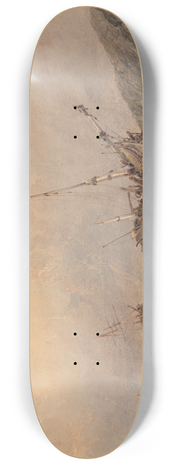 Franois Louis Thomas Francia - Calais Sands 8.25 inch art skate deck