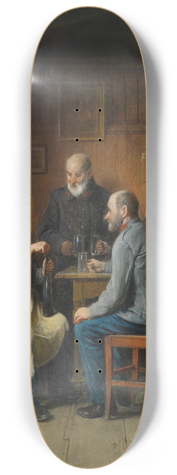 Friedrich Friedlnder - Umtrunk der Veteranen 8.25 inch art skate deck