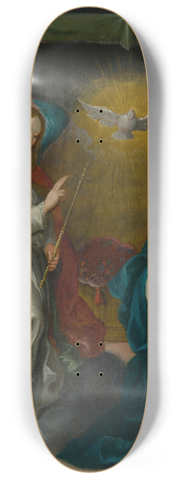 Frans Francken the Younger - The Annunciation 8.25 inch art skate deck