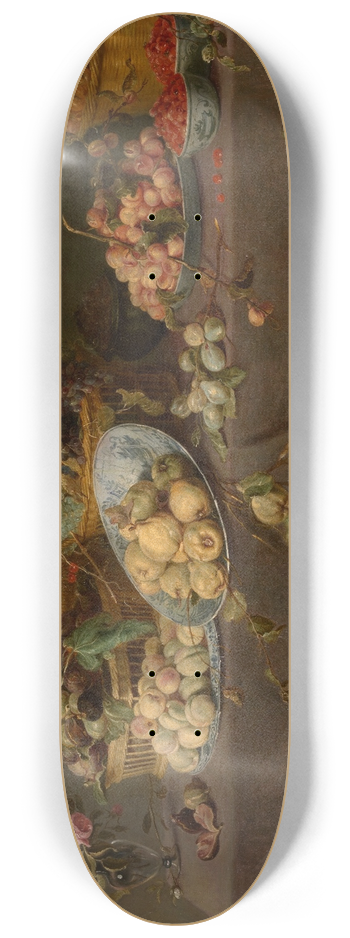 Frans Snijders - Flowers and Fruit 8.25 inch art skate deck