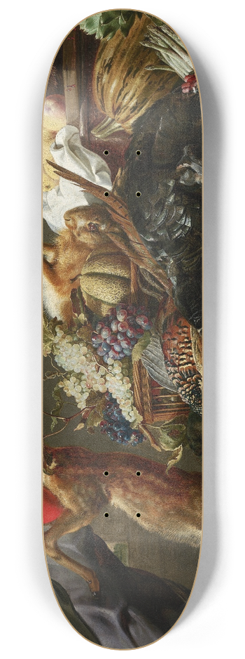 Frans Snyders - Still Life with Huntsman 8.25 inch art skate deck