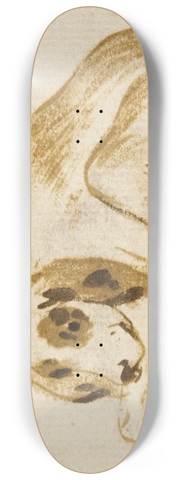 Frans Snyders - Studies of Dogs 8.25 inch art skate deck