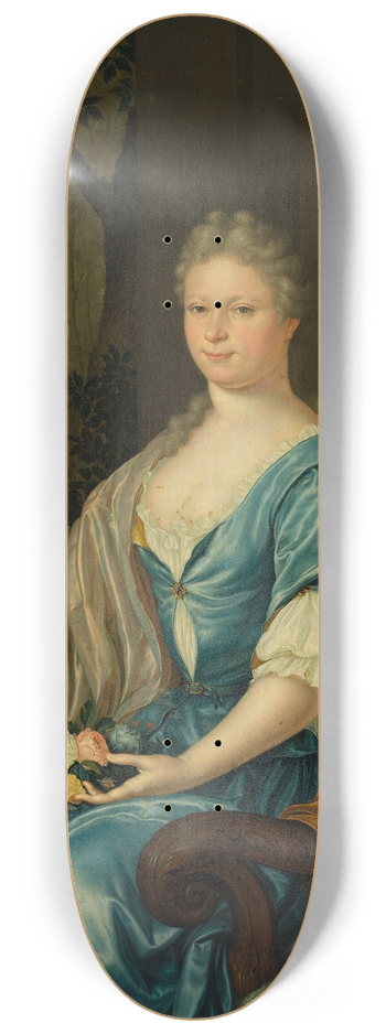 Frans Van Mieris The Younger - Maria Clara van der Hagen (1703-1765) 8.25 inch art skate deck