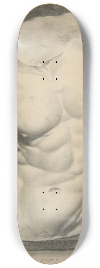 Frantiek Klimkovi - Torso casting study 8.25 inch art skate deck