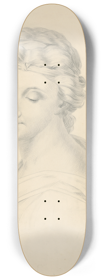 Frantiek Klimkovi - Womans head 8.25 inch art skate deck