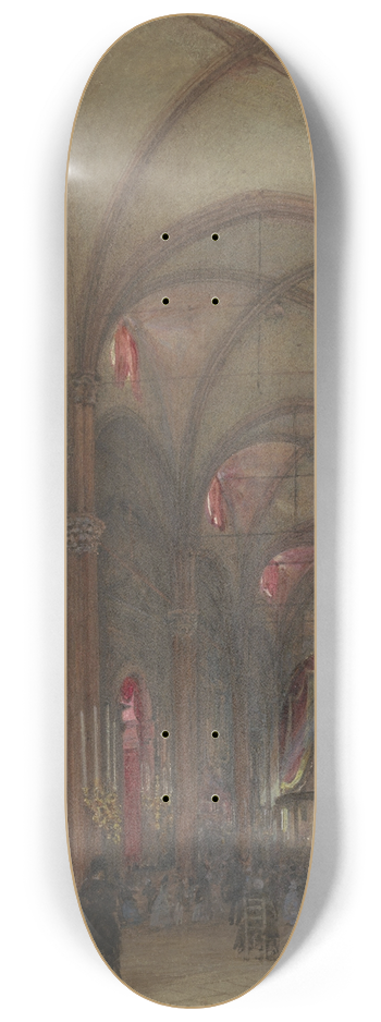 Franz Alt - Interieur van de Dom te Verona 8.25 inch art skate deck