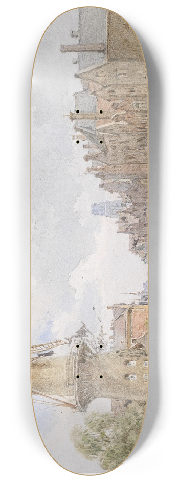 Franz Alt - Kanal in Rotterdam 8.25 inch art skate deck