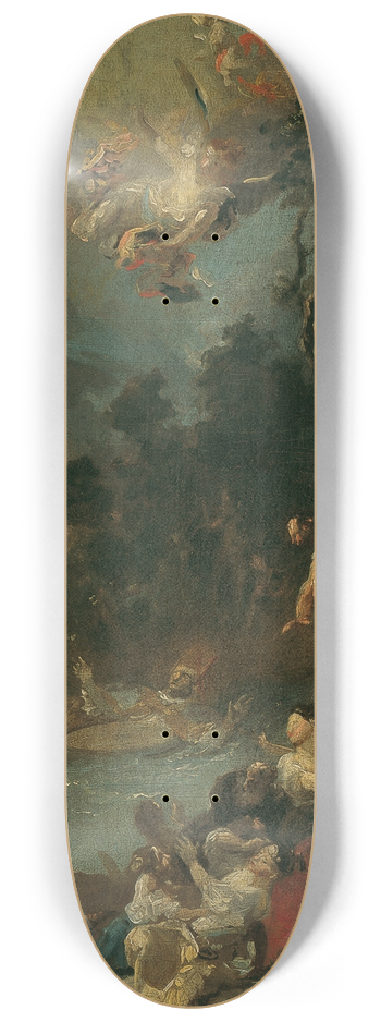 Franz Anton Maulbertsch - Das Martyrium des heiligen Quirinus 8.25 inch art skate deck