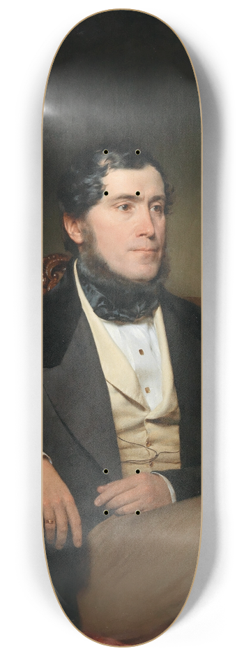 Franz Eybl - Imperial Count Moritz Ii Von Fries (18041887) 8.25 inch art skate deck
