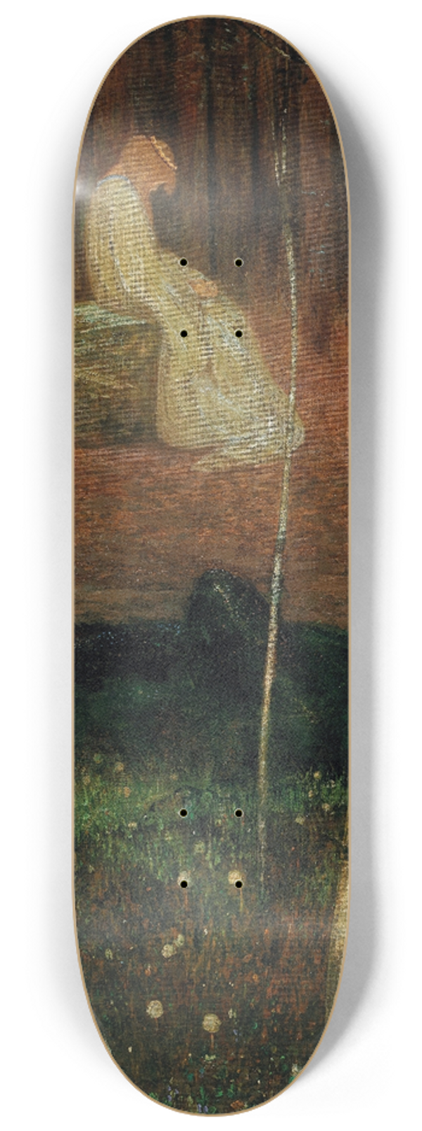 Friedrich Knig - Prinzessin und Lindwurm 8.25 inch art skate deck