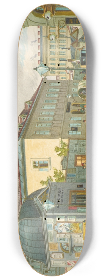 Franz Gerasch - Die Mariahilfer Linie in Wien 8.25 inch art skate deck