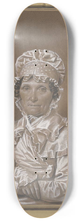 Franz Krger - Eine Dame mit Spitzenhubchen 8.25 inch art skate deck