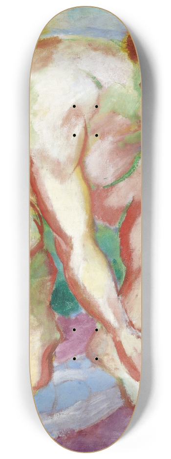 Franz Marc - Nude with a cat 8.25 inch art skate deck