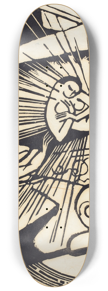 Franz Marc - Reconciliation (Versoehnung) 8.25 inch art skate deck