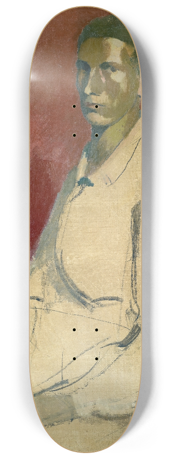 Franz Marent - Self-Portrait In Three-Quater View 8.25 inch art skate deck