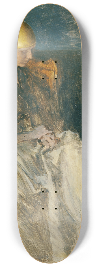 Franz Rumpler - Sitzendes Mdchen 8.25 inch art skate deck