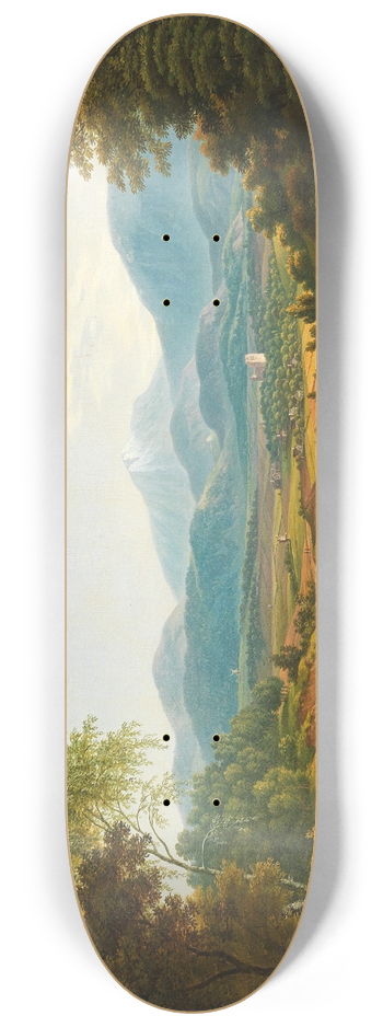 Franz Scheyerer - und Hauer Landschaft mit Karpaten 8.25 inch art skate deck