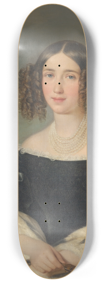 Franz Schrotzberg - Grfin Wilhelmine von Auersperg 8.25 inch art skate deck