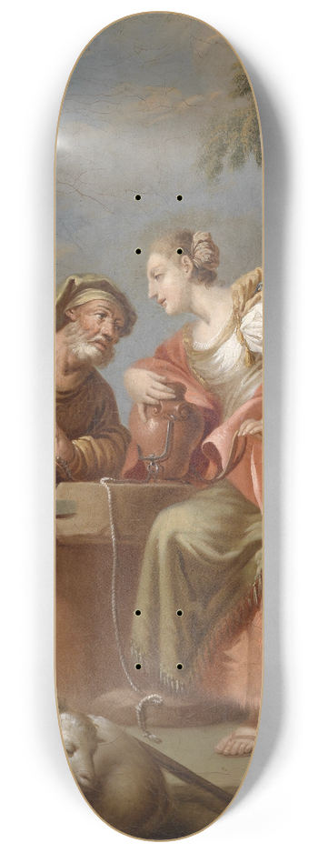 Franz Sebald Unterberger (Workshop) - Rebekka Und Eliezer 8.25 inch art skate deck