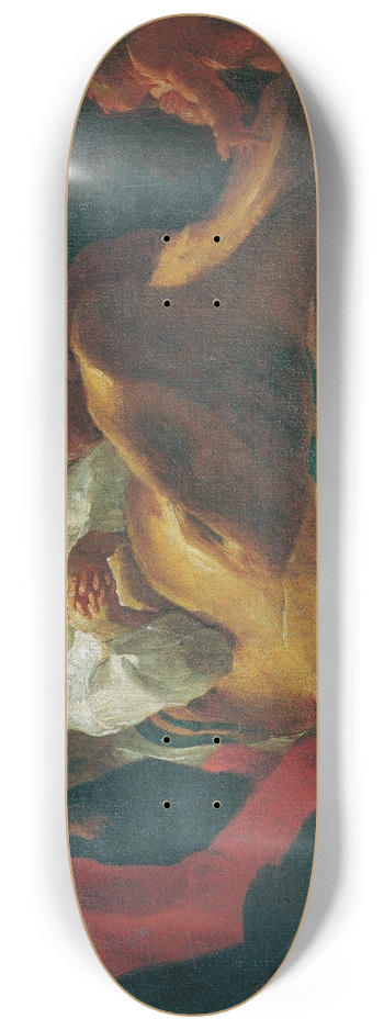 Franz Sigrist the elder - Der Tod des heiligen Joseph 8.25 inch art skate deck