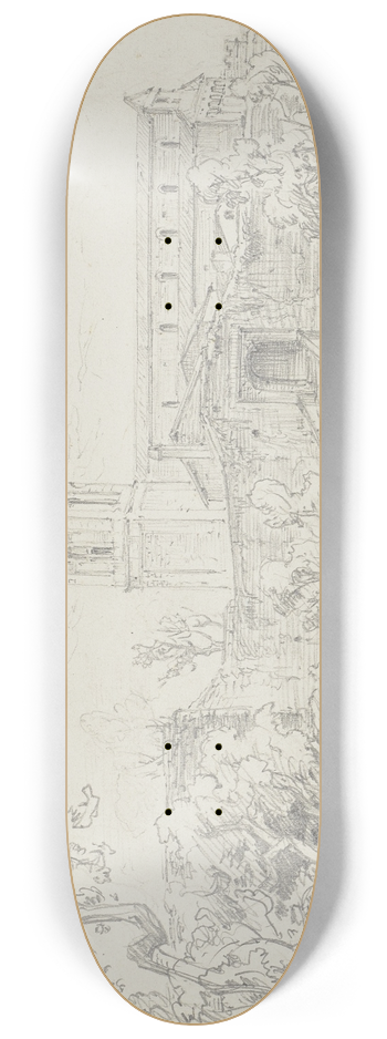 Friedrich Metz - Near Florence 8.25 inch art skate deck