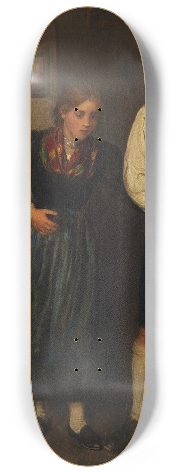 Franz von Defregger - Beim Tanz 8.25 inch art skate deck