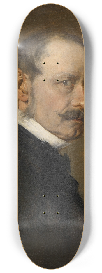 Franz von Lenbach - August Pettenkofen, Maler 8.25 inch art skate deck