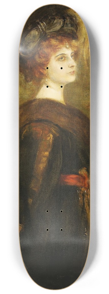 Franz von Lenbach - Lily Merk 8.25 inch art skate deck