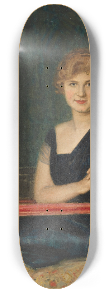 Franz von Stuck - Bildnis einer Dame 8.25 inch art skate deck