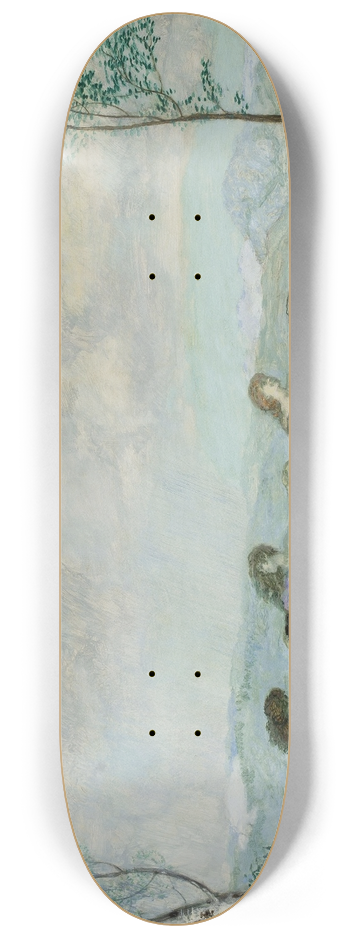 Franz von Stuck - Dancing circle 8.25 inch art skate deck