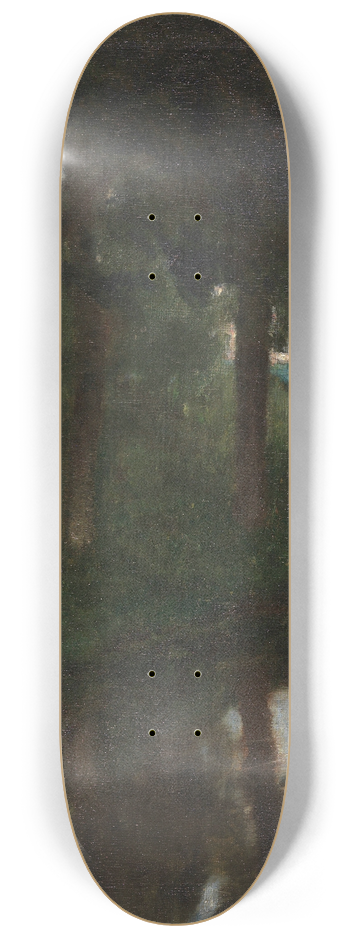 Franz von Stuck - Forellenweiher 8.25 inch art skate deck
