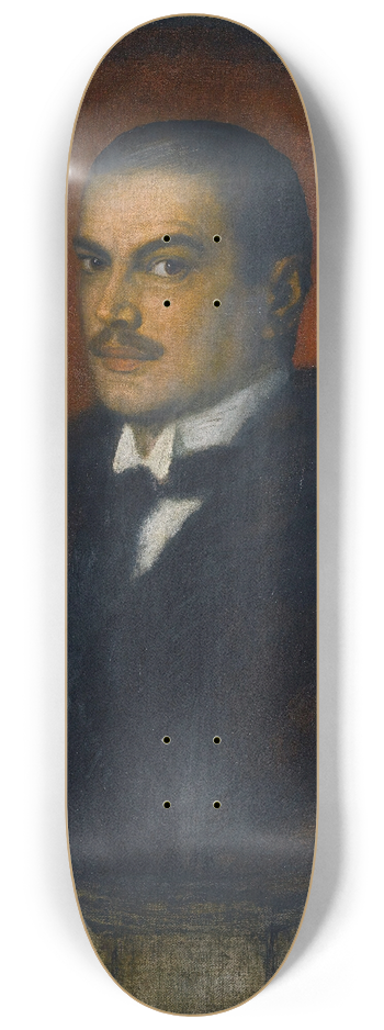 Franz von Stuck - Self-portrait 8.25 inch art skate deck
