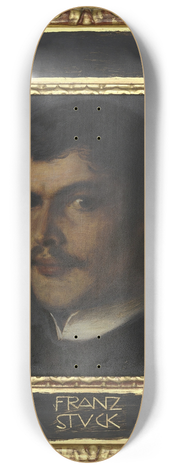 Franz von Stuck - Self-portrait 8.25 inch art skate deck