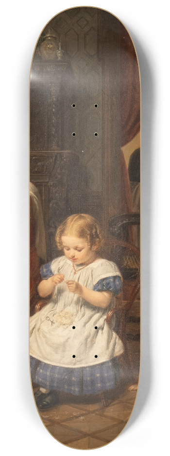 Franz Wieschebrink - The diligent seamstress 8.25 inch art skate deck