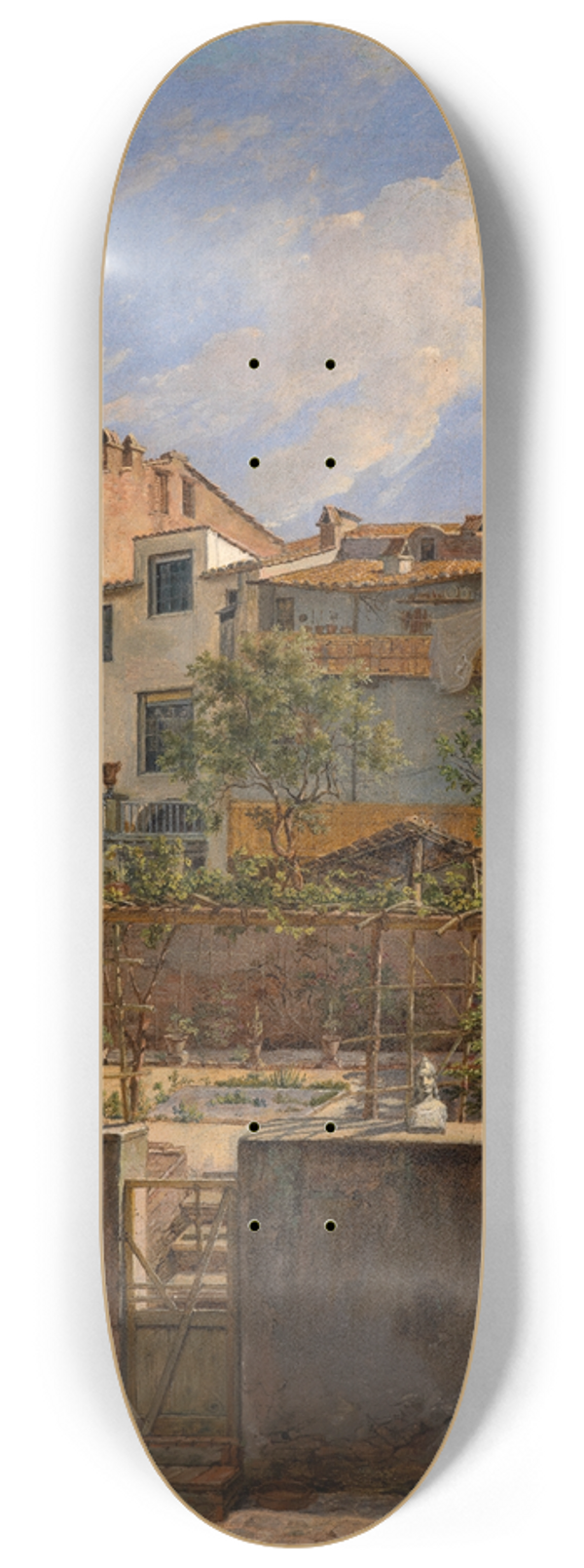 Friedrich Mosbrugger  - Italienische Hinterhuser 8.25 inch art skate deck